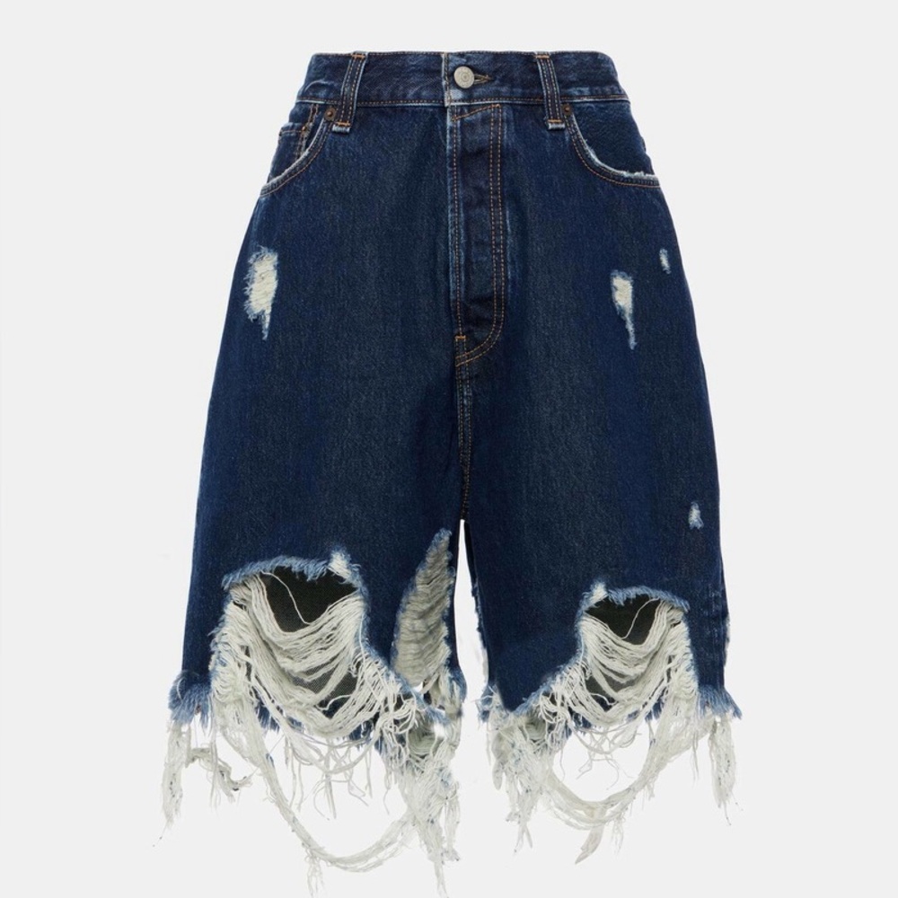 Acne Studios midi Shorts distressed